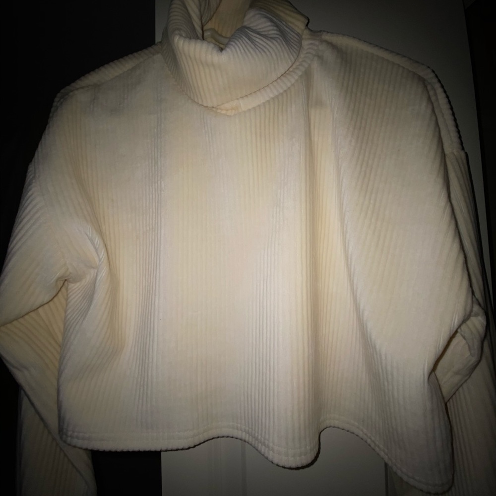 Never worn! White/cream turtle neck long sleeves
